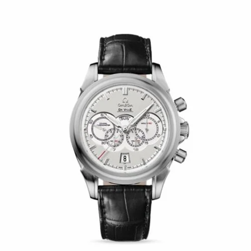 Omega De Ville Co-Axial 41 Chronograph 4 Counters White Gold / Ivory / Alligator 422.53.41.52.09.001 (42253415209001)
